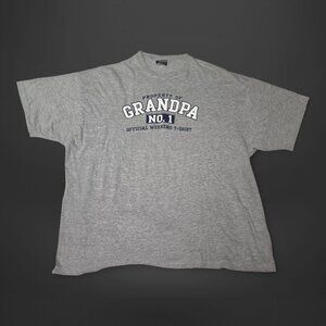 World's Greatest Dad Property of Grandpa Casual Graphic TShirt Tee